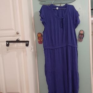 Beautiful blue old navy xxl long dress